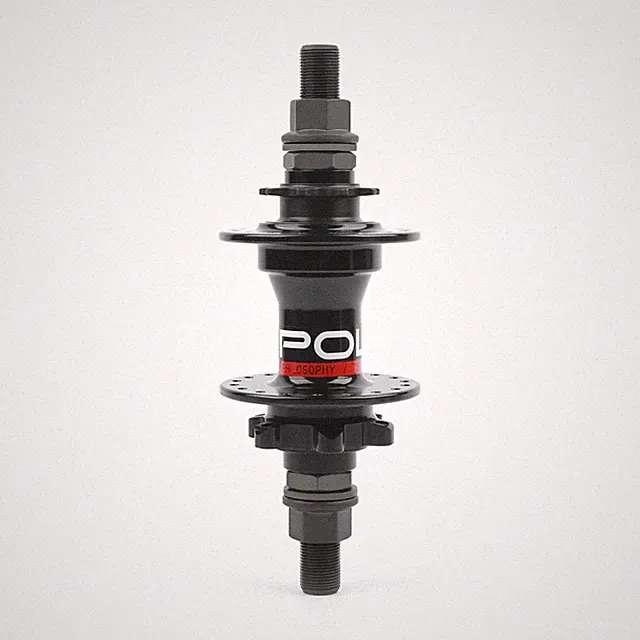 Bmx Bike Disc Brake Rear Hub 110x14mm 9T 3 Pawls 32 Click Single Speed Hub 36H