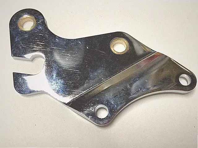 Chrome Disc Brake Bracket for Dual Bicycle Springer Fork New