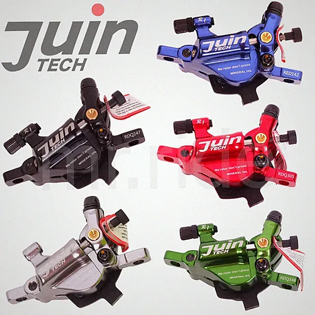 Juin Tech R1 Hydraulic Cable Disc Brake Set Dual Side Actuation Road/CX Bike