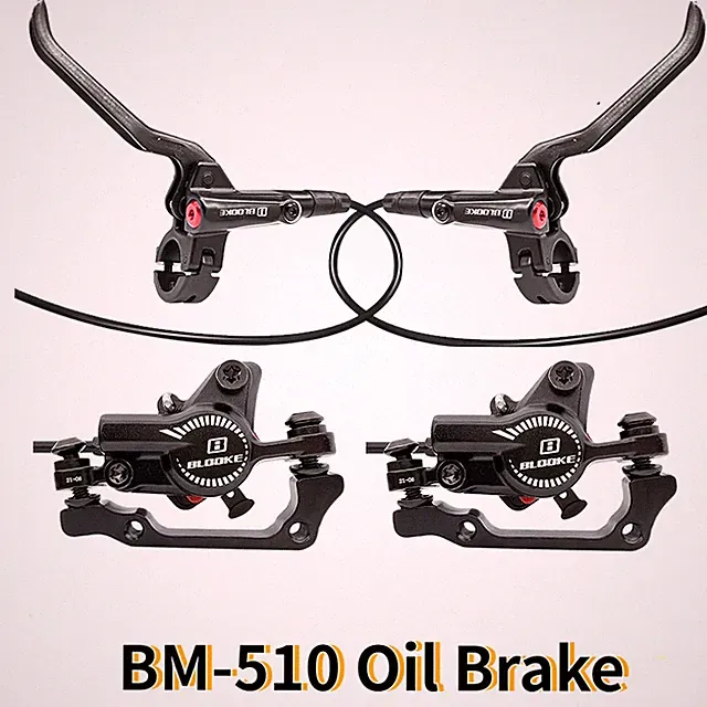 Mountain Bike Oil Brake Double Piston Hydraulic Disc Brake Right Front Left Rear