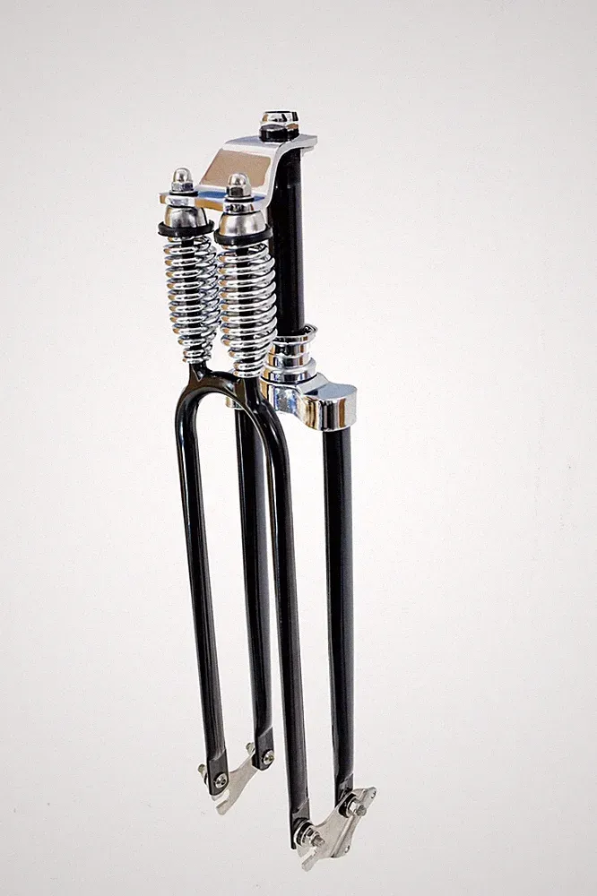 NEW Monark Dual Spring Bicycle Fork w/Disc Brake Adapter Built in USA