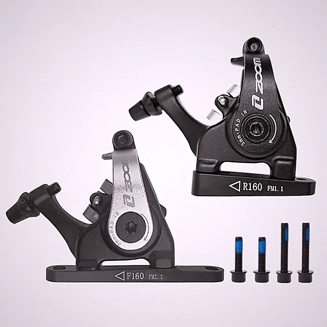 Road Bike Disc Brakes Mechanical Caliper Double Piston Bilateral Drive Brake