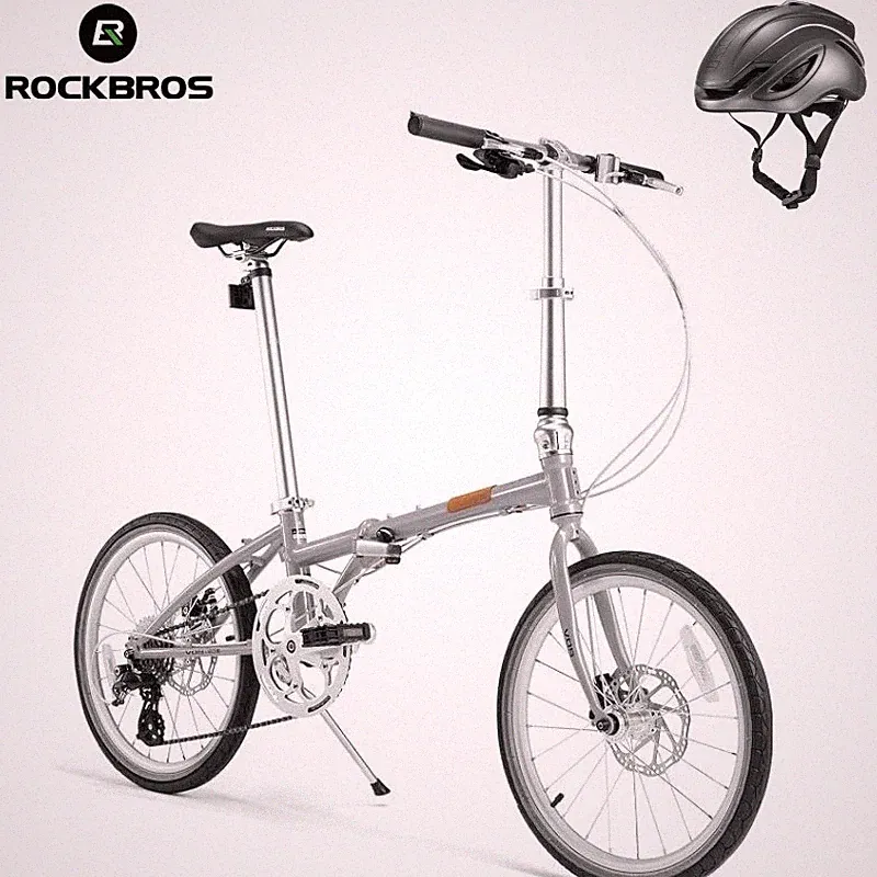 ROCKBROS VDS 20" Folding City Bike Bicycle 8 Speeds Disc brakes,Folding Pedals
