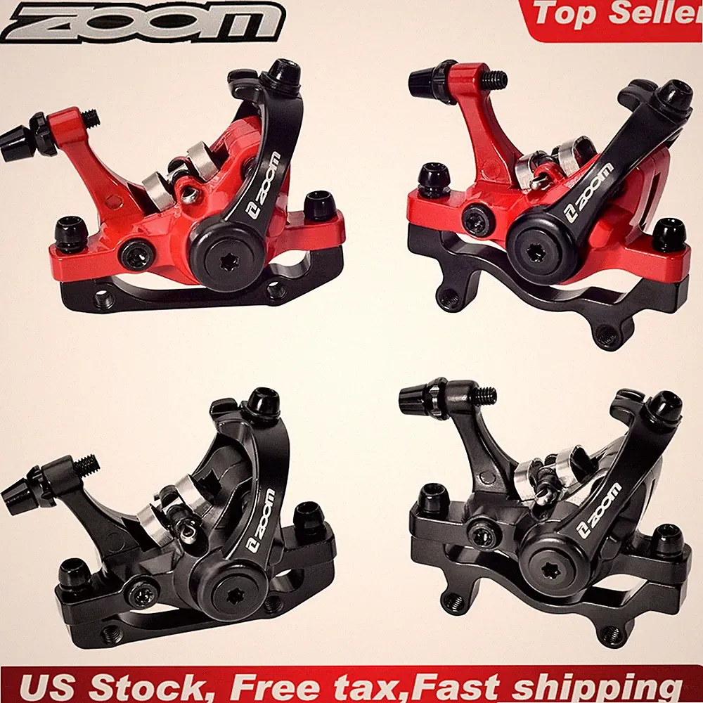 ZOOM DB-680 Mechanical Disc Brakes Caliper Double Piston MTB Bicycle Front Rear