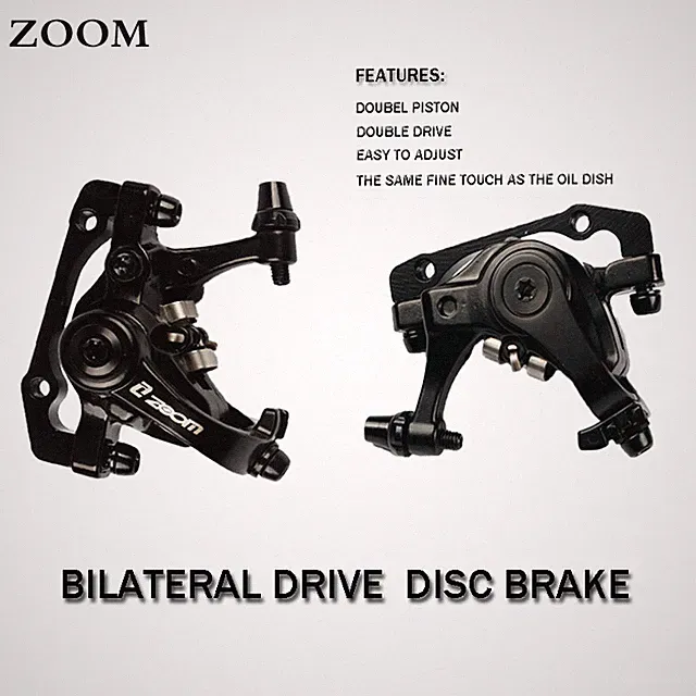 ZOOM MTB Brake Discs Front/Rear Mechanical Road bike Caliper Double Brakes US